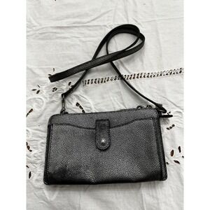 Coach Messenger Gunmetal/Silver/Black Crossbody Purse